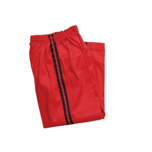 217D Pants, Red w/Black Stripe